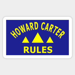 Howard Carter Rules Sticker